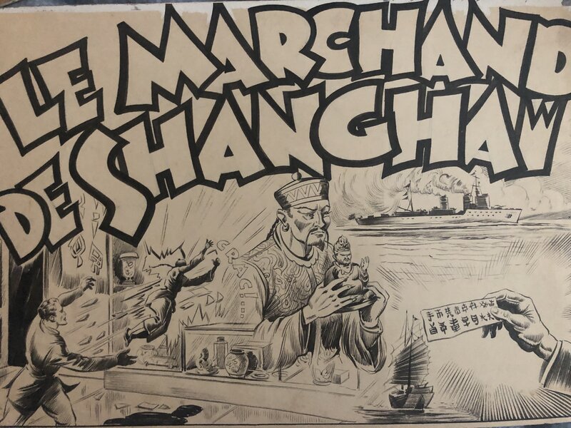 Carlo Cossio, Gaston Niezab, Giorgio Scudellari, Le marchand de Shanghai - Comic Strip