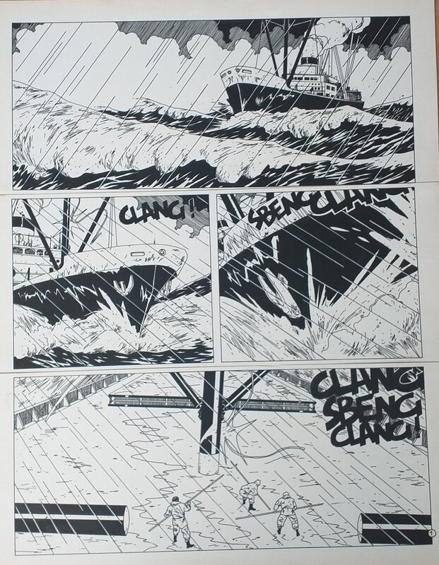 Dubois - Blanche page 1 - Planche originale