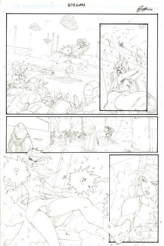 Ray Anthony Height, Wildguard: Insider #2 - Astro Girl page 2 - Planche originale