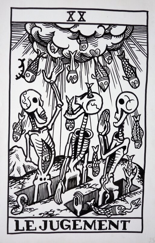 Tarot Le jugement by Marcel Ruijters Illustration