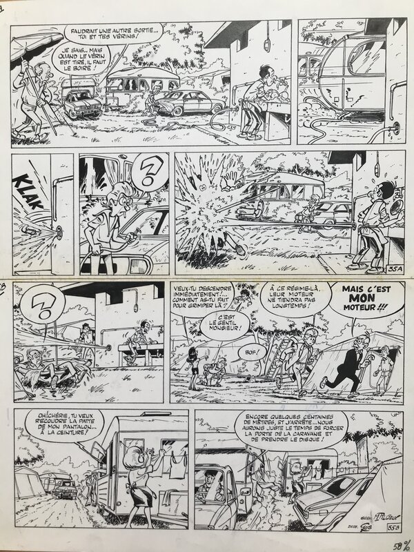 Gil jourdan par Gos - Planche originale