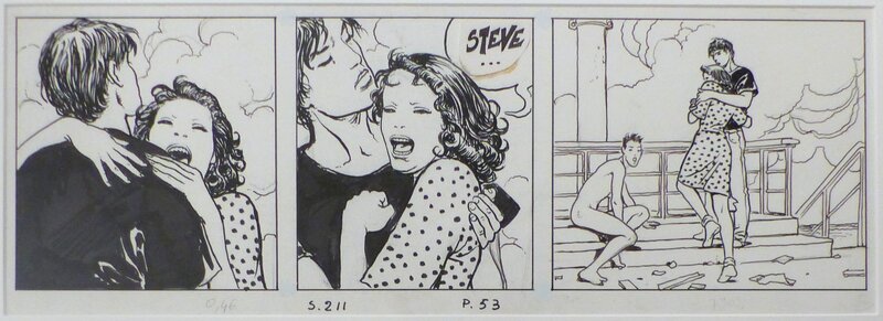 Manara - Strip pour Guiseppe Bergman - Planche originale