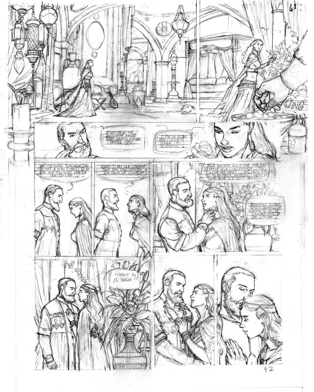 Pl 42 Crayonné by Olivier Roman - Comic Strip