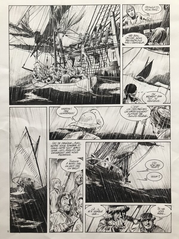 Franck Bonnet, Pirates de Barataria - Planche originale