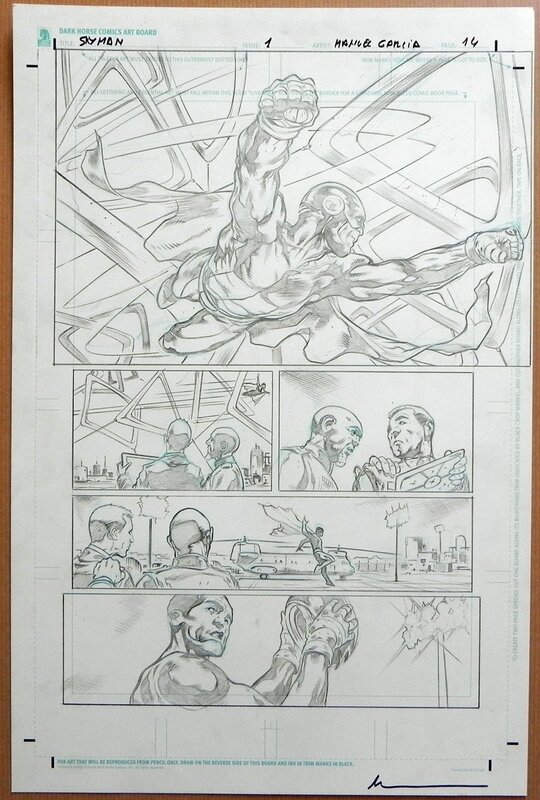 Manuel Garcia, Skyman episode 1 page 14 - Planche originale