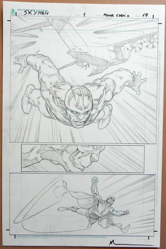 Manuel Garcia, Skyman episode 1 page 19 - Comic Strip