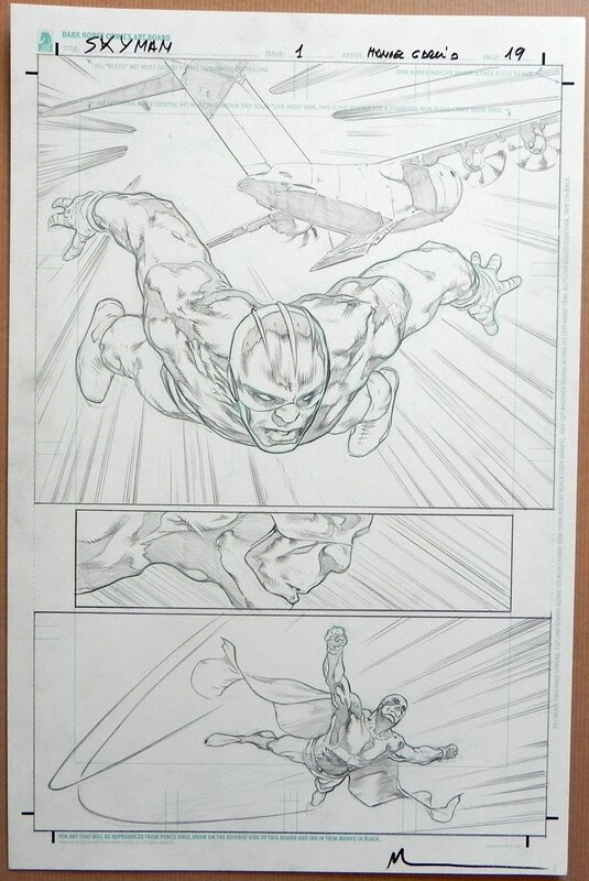 Manuel Garcia, Skyman episode 1 page 19 - Planche originale