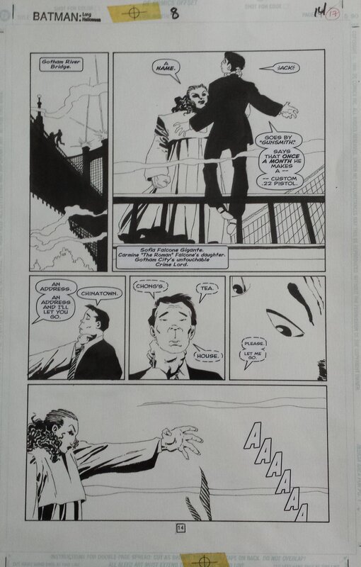 Tim Sale, Un long Halloween - chapitre 8, page 14 - Comic Strip