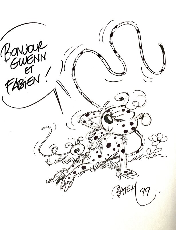 Batem, Madame Marsupilami et Bibi - Dédicace