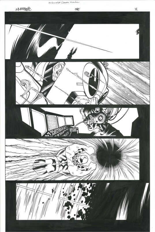 Ed McGuinness, Jason Martin, Mr Majestic #1 page 21 - Comic Strip