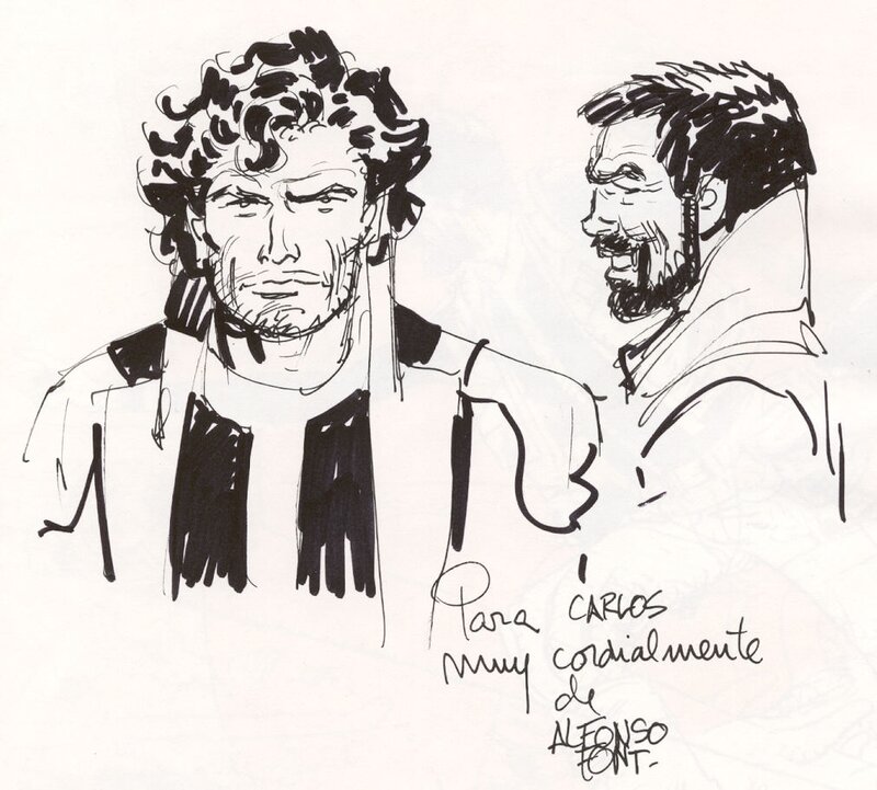 Clarke & Kubrick by Alfonso Font - Sketch