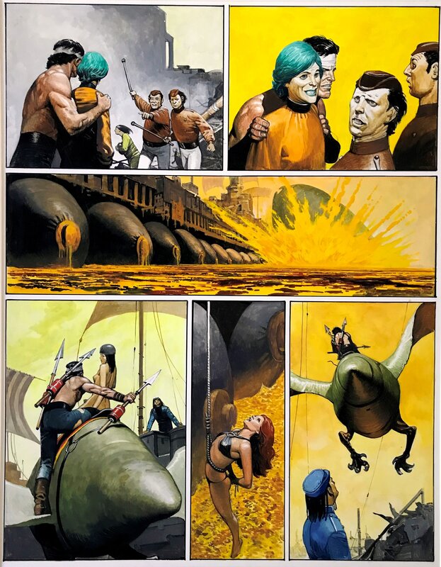 Don Lawrence, Storm 15 - De Levende Planeet / The Living Planet - Planche originale