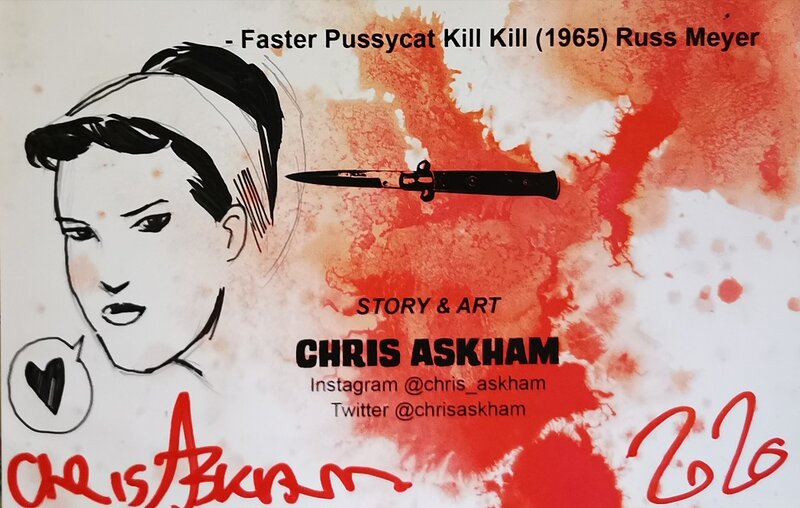 Chris Askham, Switchblade stories 1 - Dédicace