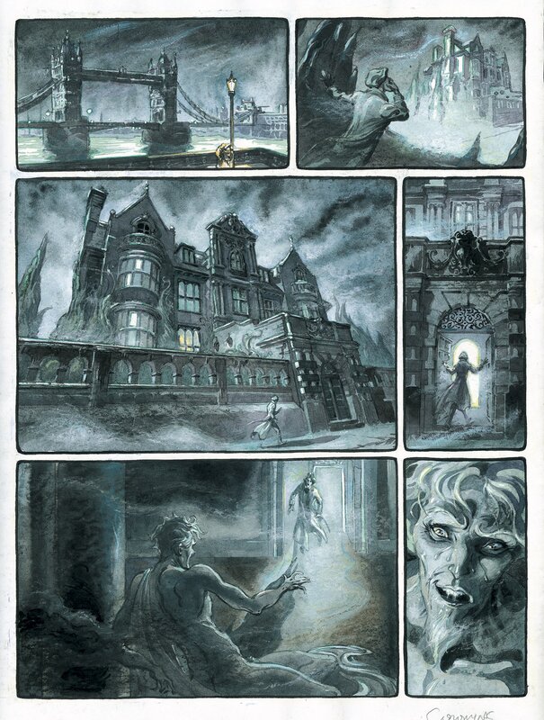 Dorian Gray p par Enrique Corominas - Planche originale