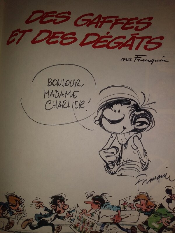 Dédicace Franquin - Dédicace