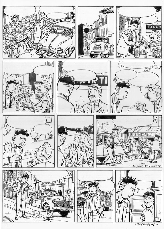Delvaux - Une aventure de Jacques Gipar - Comic Strip