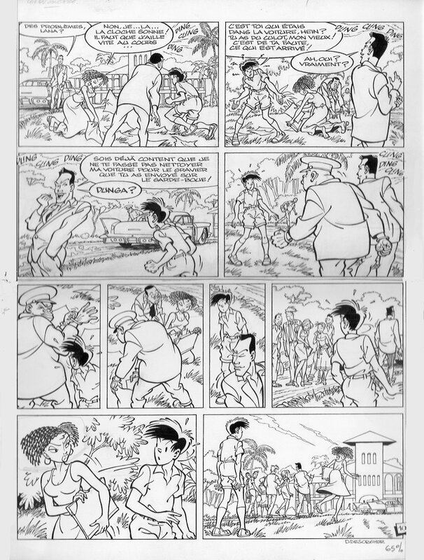 En vente - Desorgher - Jimmy Tousseul - Planche originale