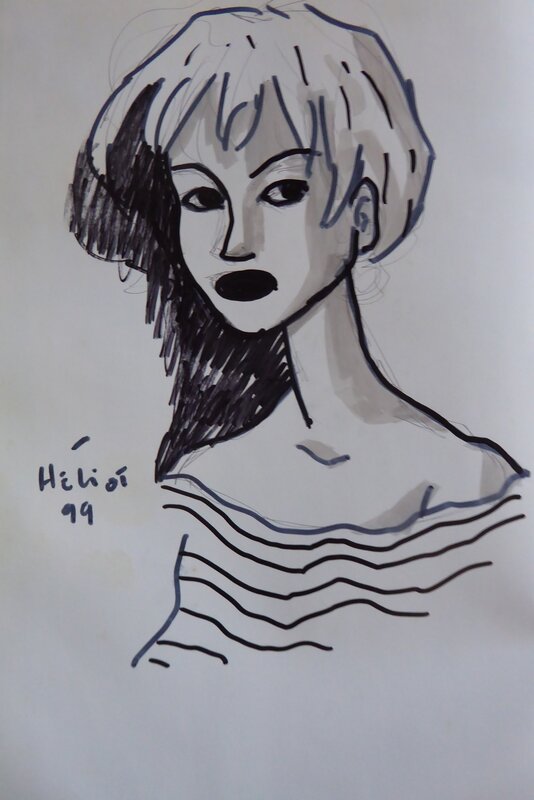 Les muses by Eric Héliot - Sketch