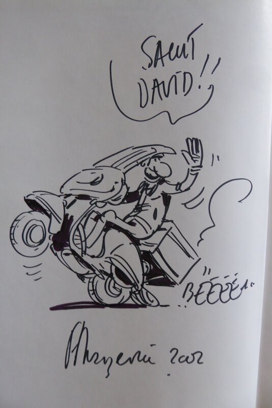 Momo le coursier by Frank Margerin - Sketch
