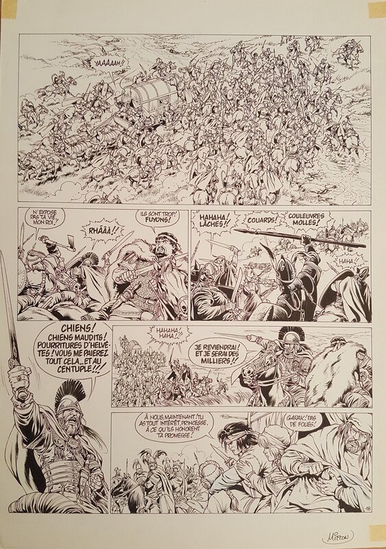 Jean-Yves Mitton, Vae Victis Tome 2 Planche 18 - Planche originale