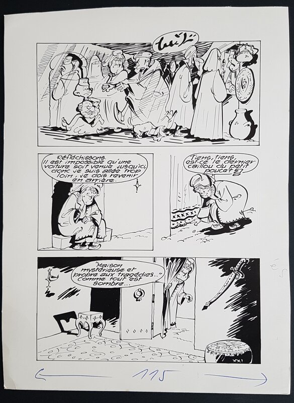 Jean-Paul Dethorey, Clémence Adélaïde de la Ficell - La galère fantôme - planche 21 - Planche originale