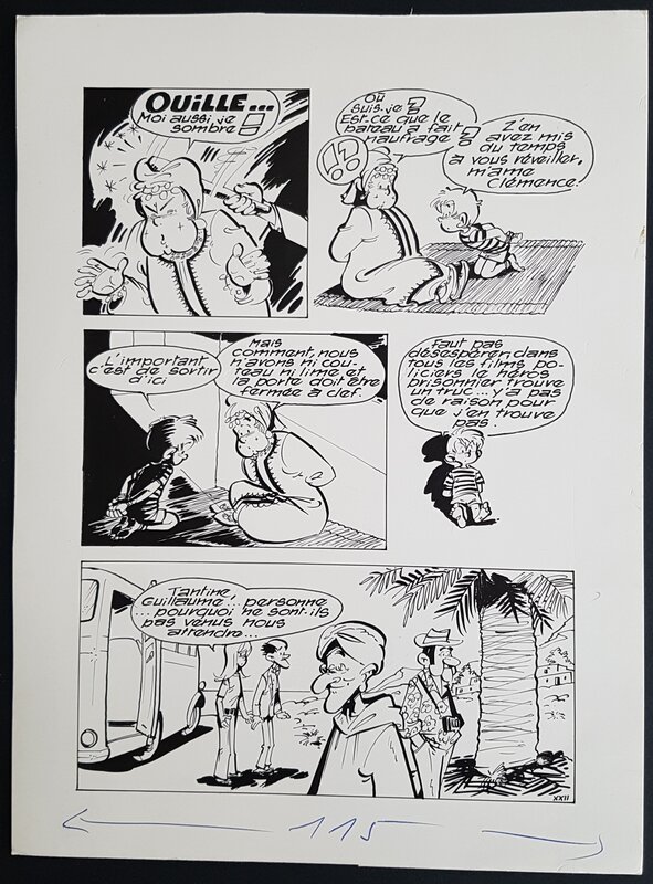 Jean-Paul Dethorey, Clémence Adélaïde de la Ficell - La galère fantôme - planche 22 - Comic Strip