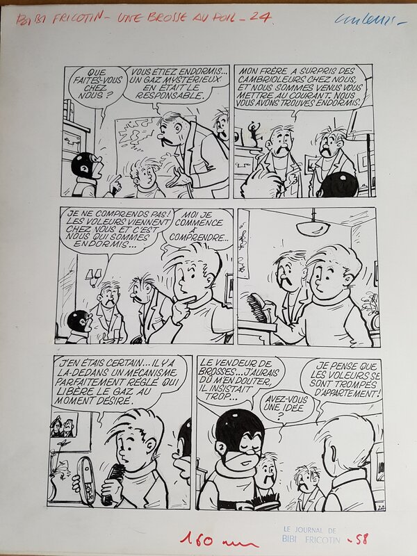 Pierre Lacroix, Bibi Fricotin - Une brosse au poil - planche 08 - Comic Strip