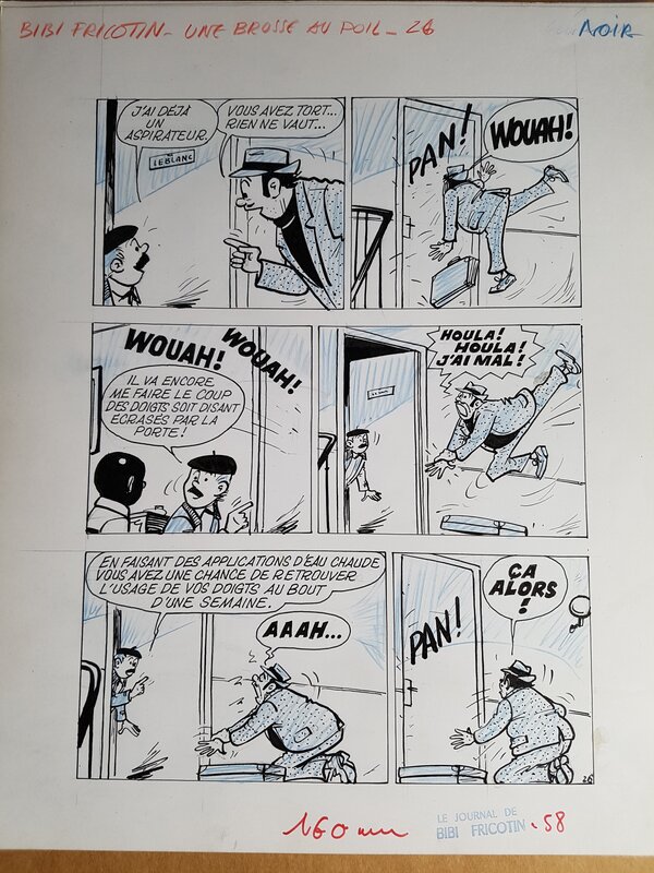 Pierre Lacroix, Bibi Fricotin - Une brosse au poil - planche 10 - Comic Strip