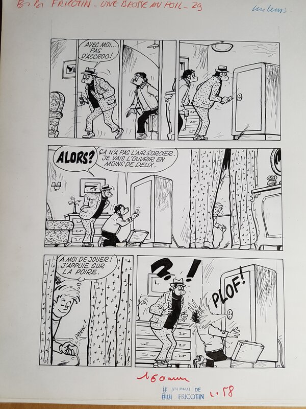 Pierre Lacroix, Bibi Fricotin - Une brosse au poil - planche 13 - Comic Strip