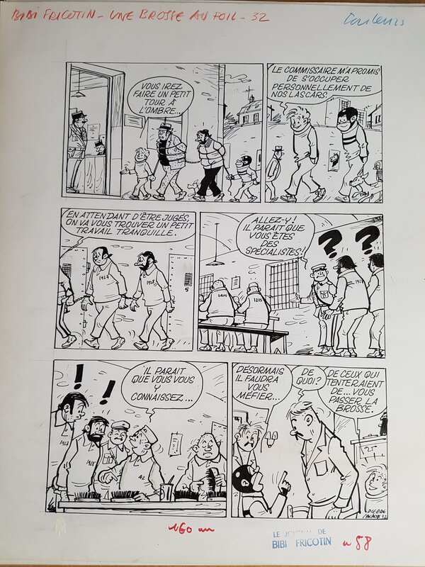 Pierre Lacroix, Bibi Fricotin - Une brosse au poil - planche 16 - Comic Strip