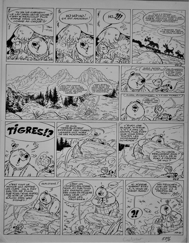 Billy the cat par Stéphane Colman, Stephen Desberg - Planche originale