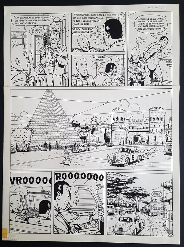 Michel Constant, Mauro Caldi - planche - Comic Strip