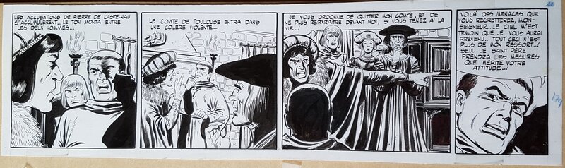 Gérald Forton, Cheval Roderick - strip planche - Comic Strip