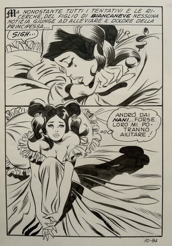 Biancaneve #10 p84 par Leone Frollo - Planche originale