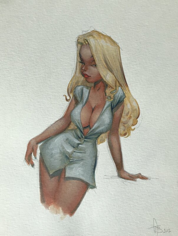 Pin Up by Jean-Baptiste Andréae - Original Illustration