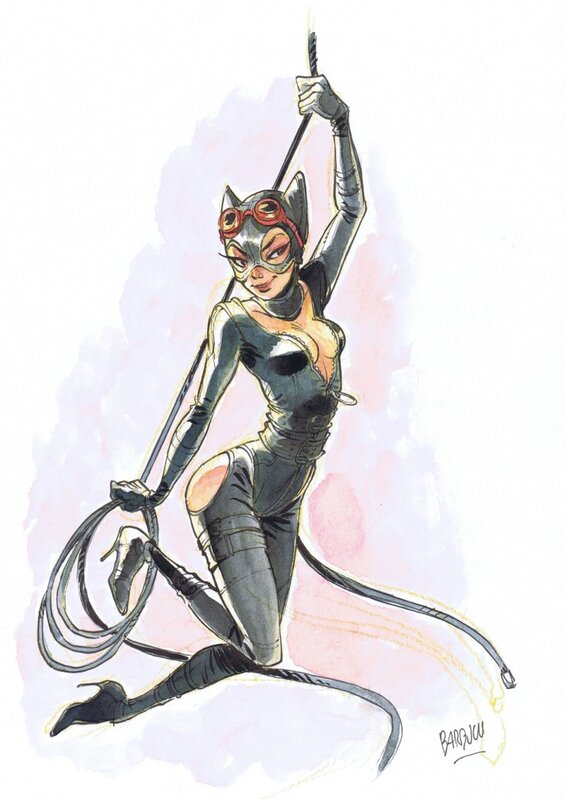 Catwoman par Barbucci - Illustration originale