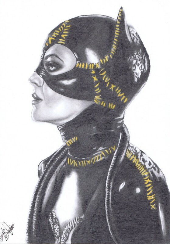 Catwoman par Celeghim - Illustration originale