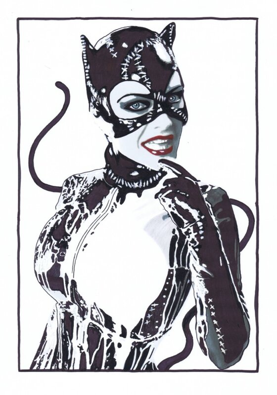 Catwoman par Maxemmed - Illustration originale
