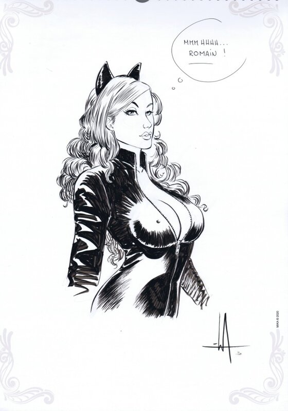 Catwoman par Mika - Dédicace