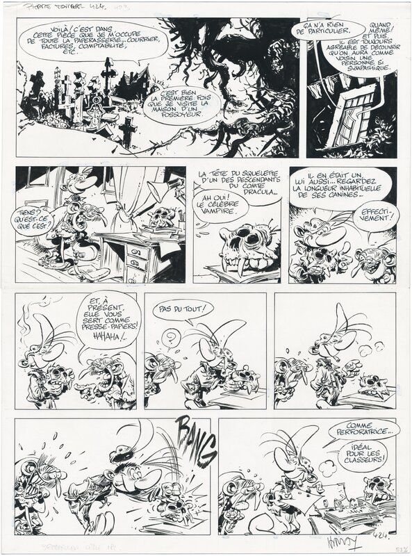 Marc Hardy, Pierre Tombal Gag 424 - Comic Strip