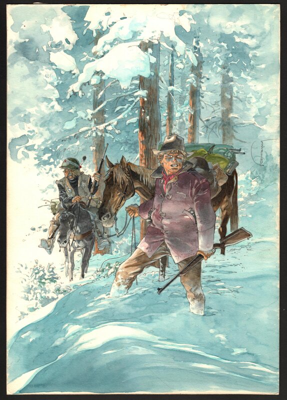 Jeremiah and Kurdy by Hermann - Original Illustration