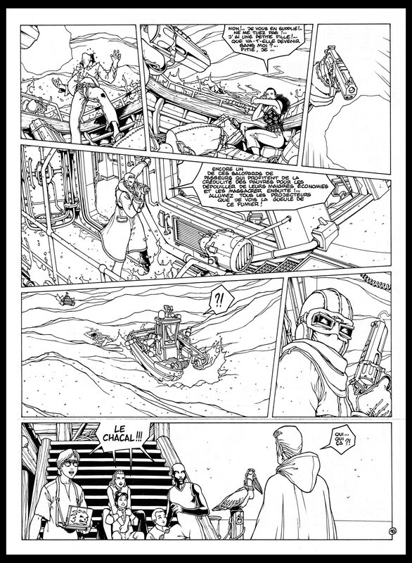 Nicolas Malfin, Daniel Pecqueur, 2002 - Golden City - Tome 5 - Planche 18 - Planche originale