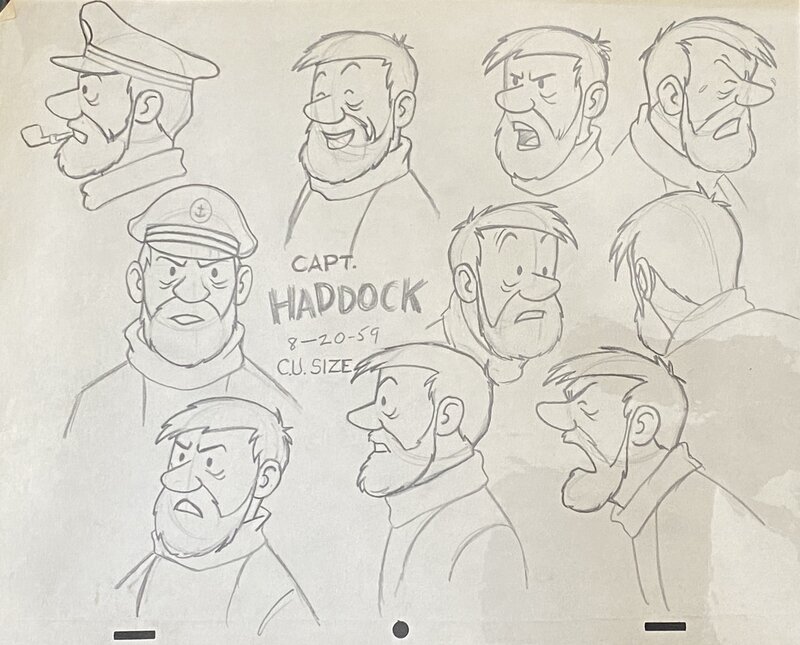 Hergé, Studios Belvision, Tintin ( Capitaine Haddock) - Comic Strip