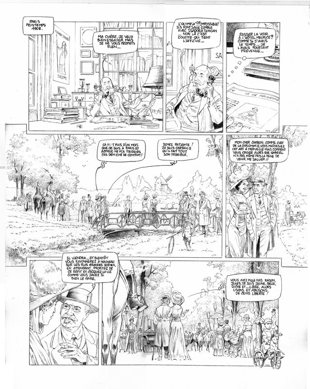 Planche 23 par Olivier Roman - Planche originale