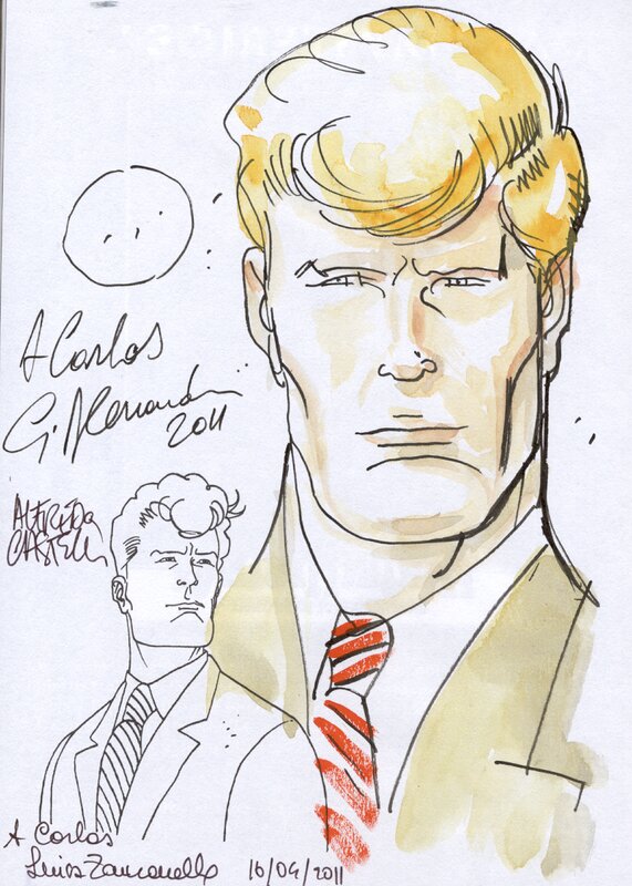 Martin Mystere by Giancarlo Alessandrini - Sketch