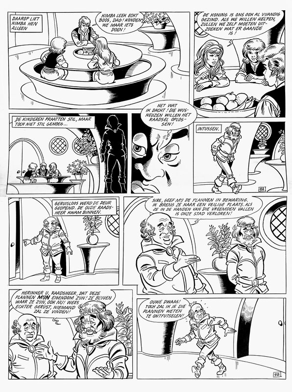 Dag en Heidi par Jeff Broeckx - Planche originale