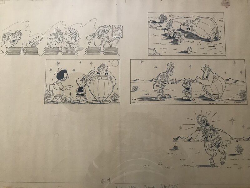 Studio Uderzo, Les 12 travaux d asterix - Planche originale