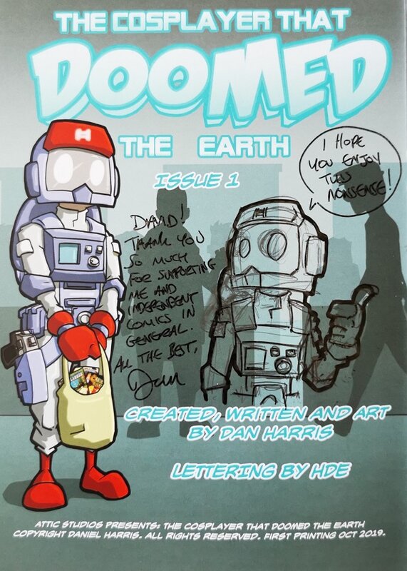 Dan Harris, The cosplayer that doomed the earth 1 - Sketch