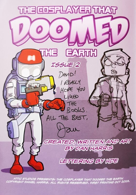 Dan Harris, The cosplayer that doomed the earth 2 - Sketch