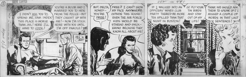 Caniff - Steve Canyon - Comic Strip